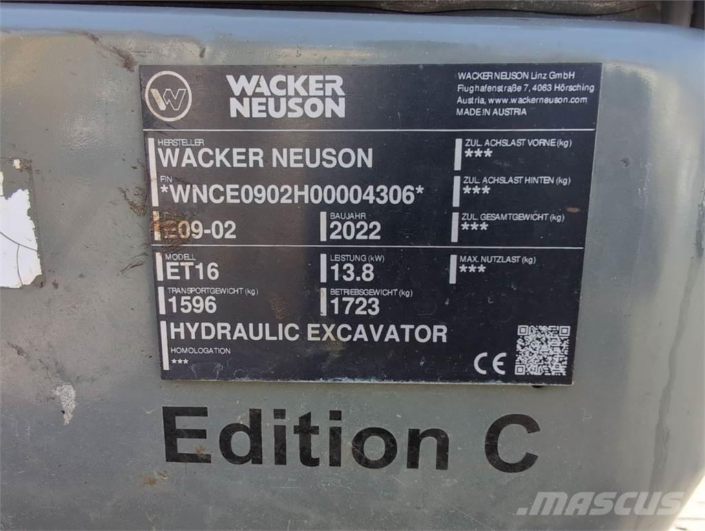 Wacker Neuson ET16 Pelle sur chenilles