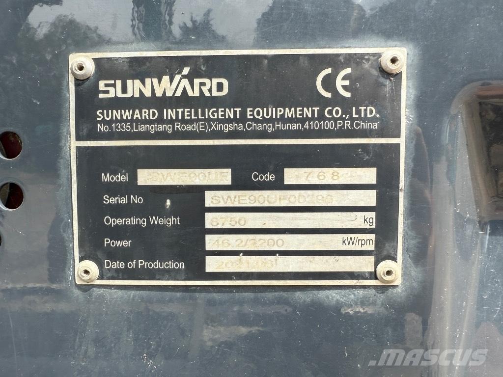 Sunward SWE 90 Mini pelle 7t-12t