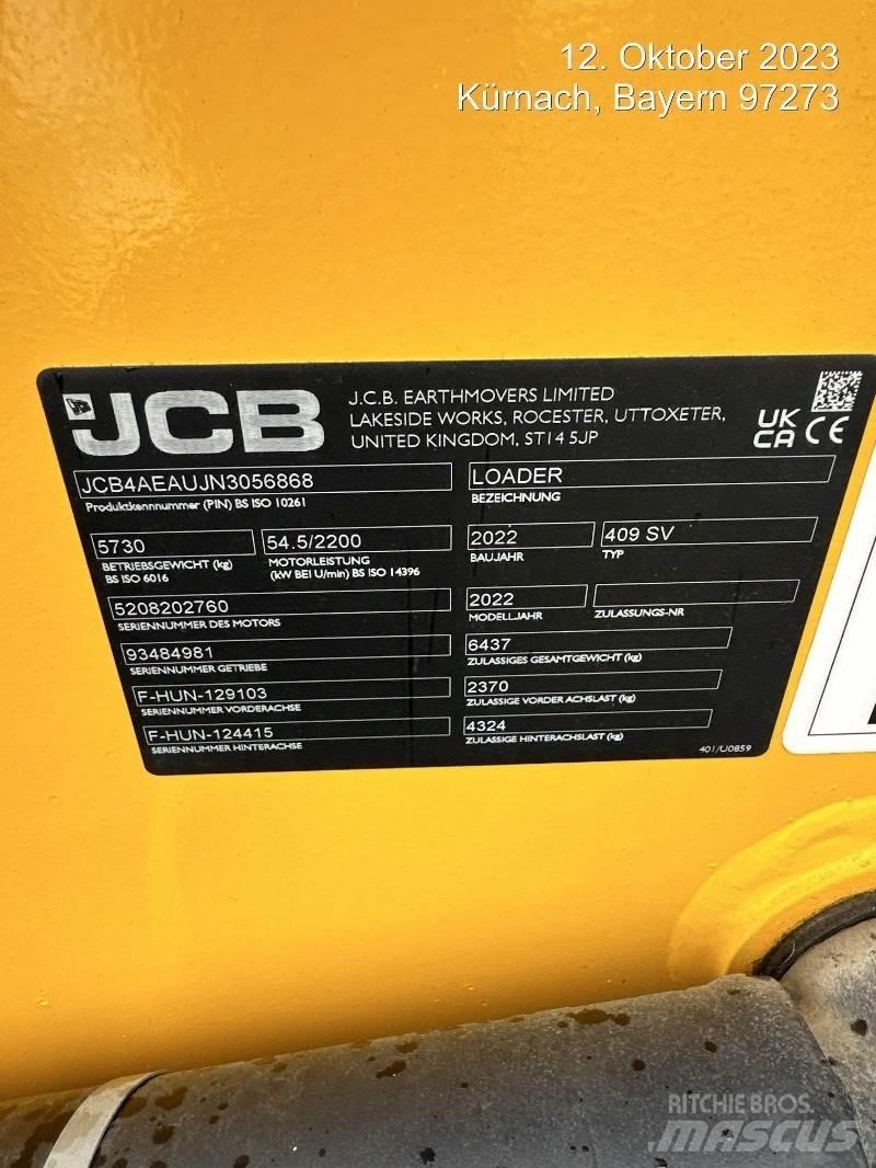 JCB 409 Chargeuse sur pneus