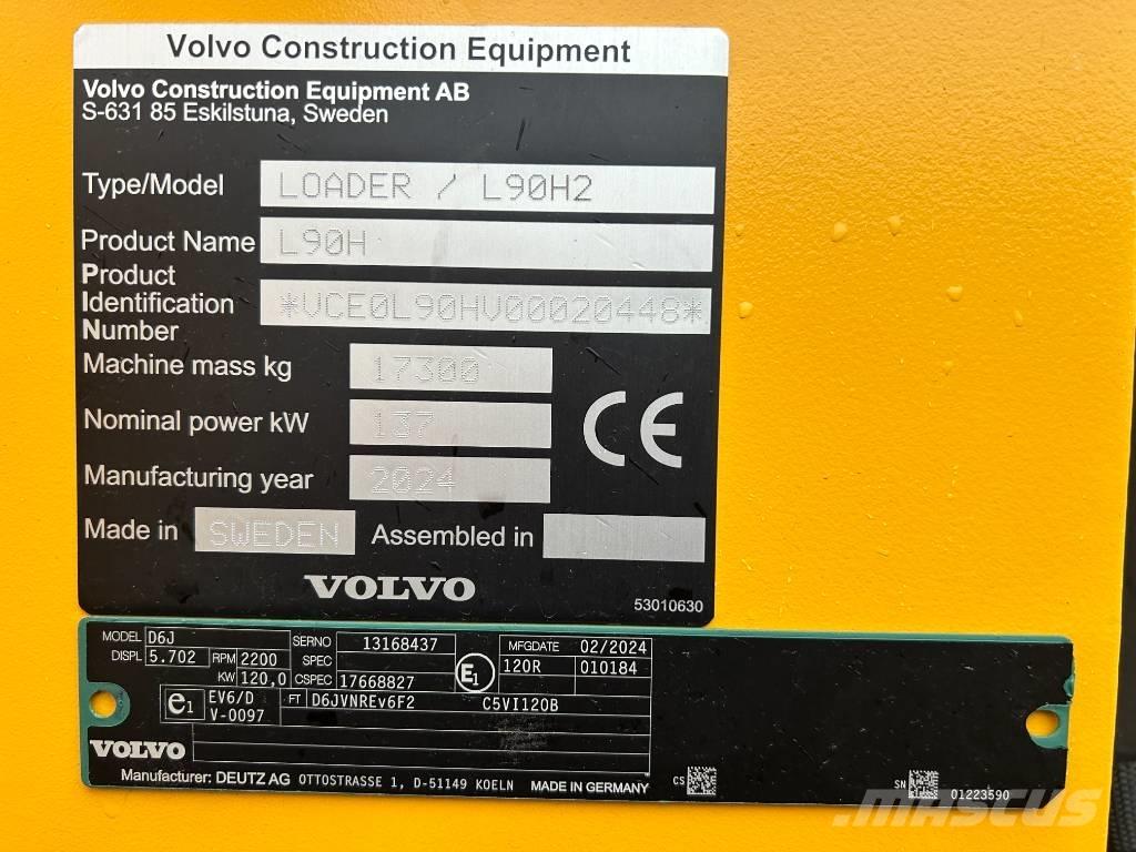 Volvo L 90 H 2 Chargeuse sur pneus