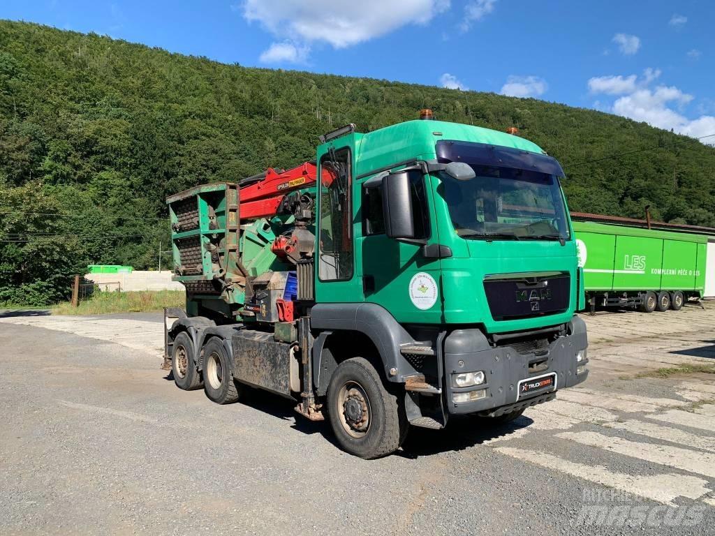 JENZ MAN TGS 6x4 Broyeur de végétaux