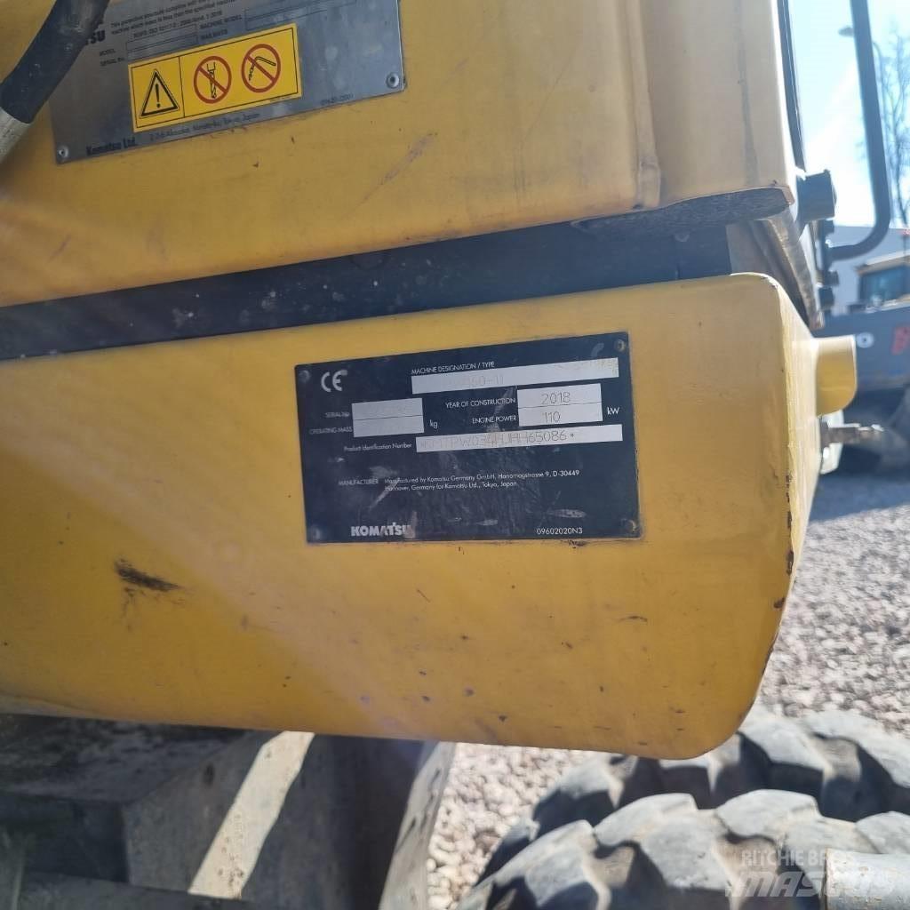 Komatsu PW160 - 11 Pelle sur pneus
