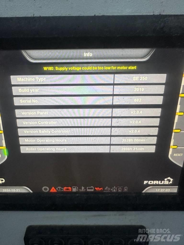 Forus SE250 Broyeur à déchets