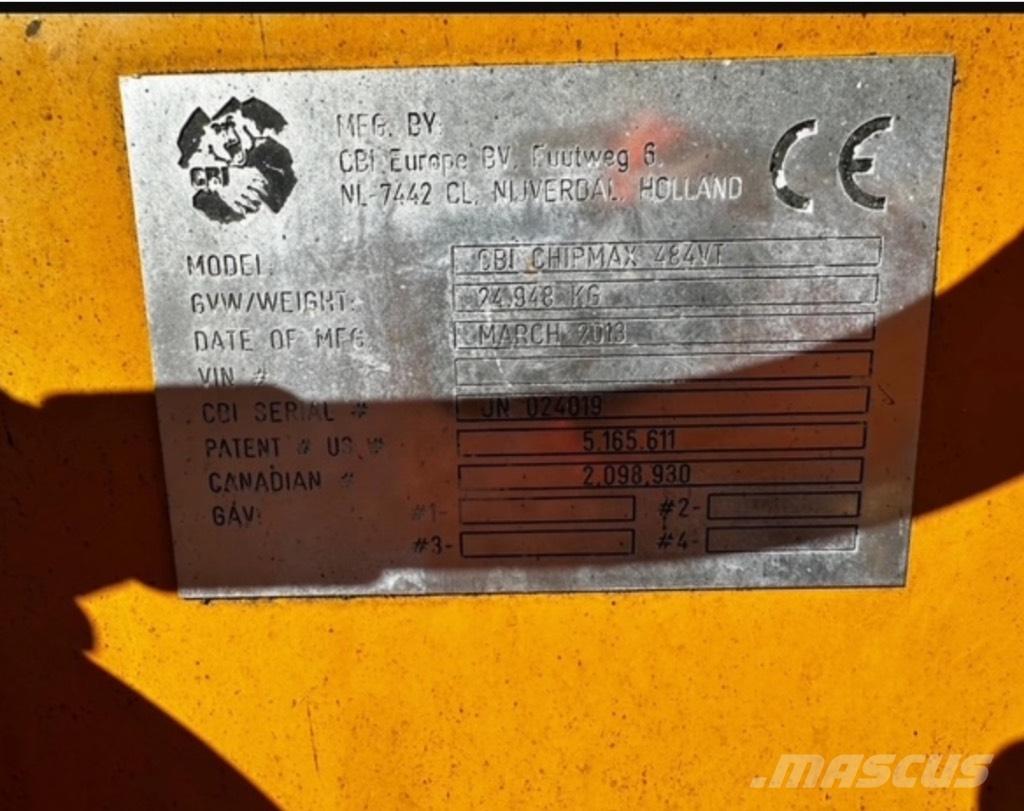 CBI Chipmax 484VT Broyeur de végétaux