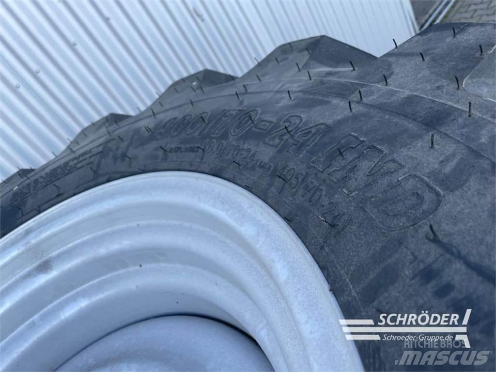 BKT 4X 400/70 R24 Pneus, roues et jantes