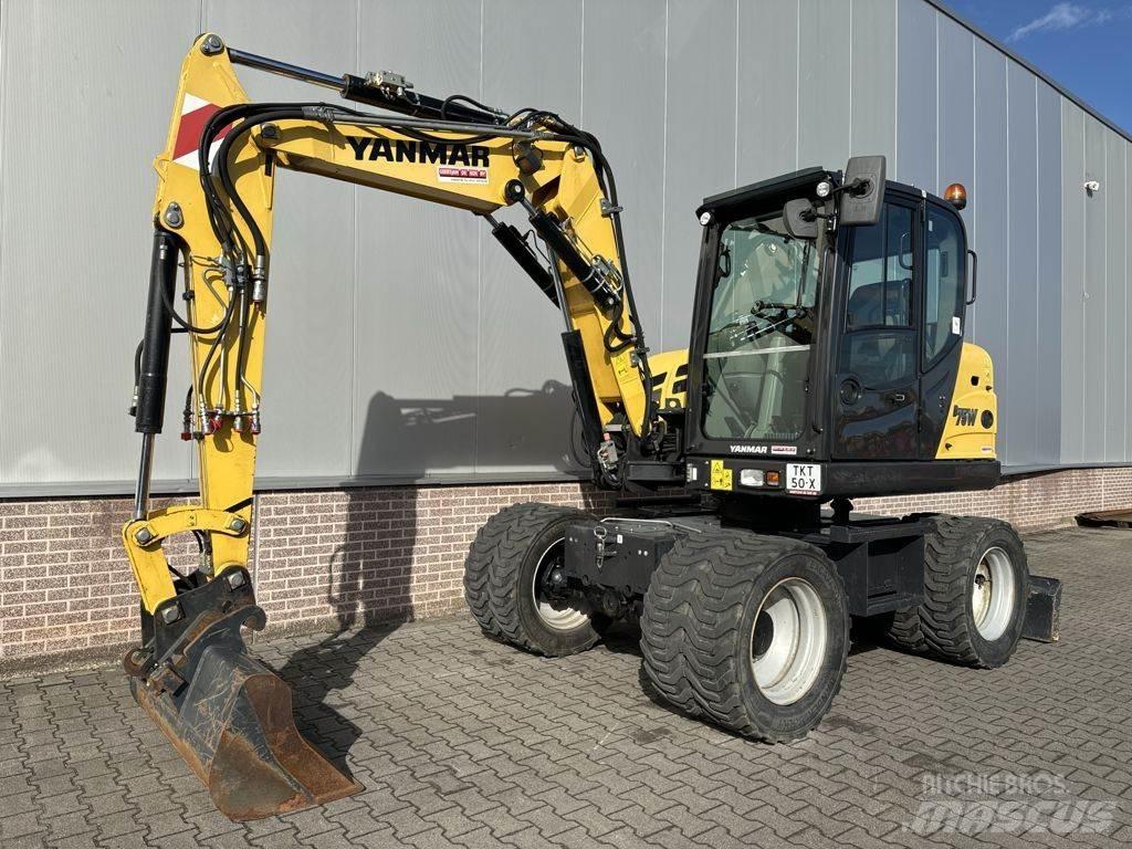 Yanmar B75W Pelle sur pneus