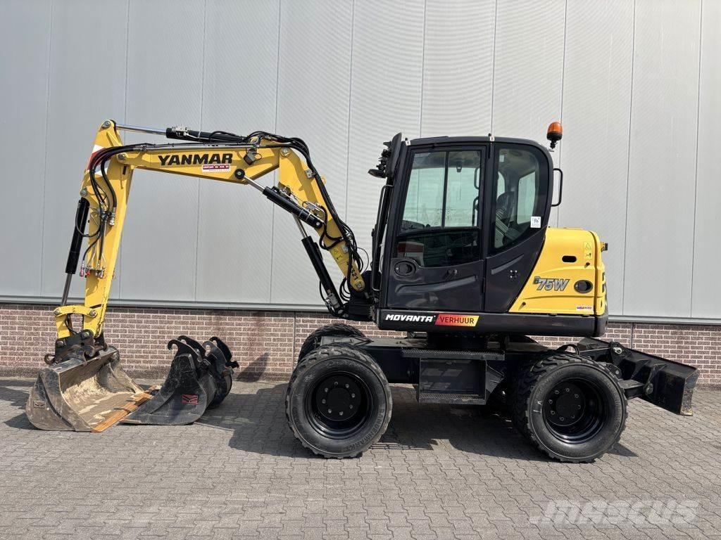 Yanmar B75W Pelle sur pneus