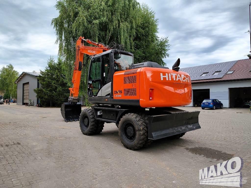 Hitachi ZX 140 W-5 Pelle sur pneus