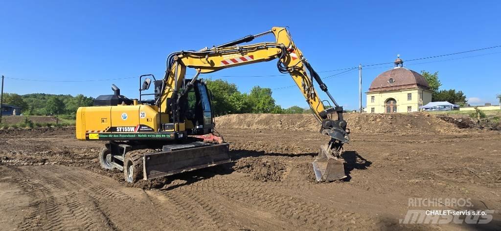 Sany SY 155 W Pelle sur pneus