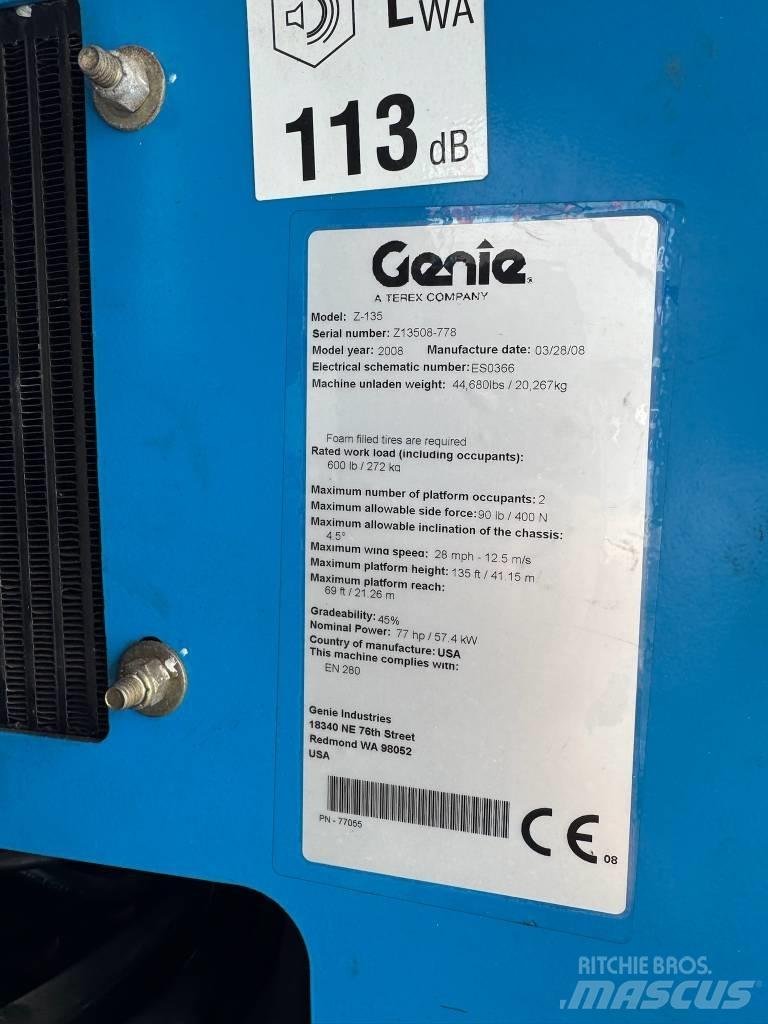Genie Z 135/70 Nacelles articulées