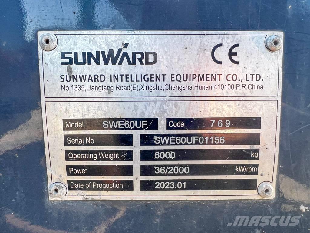 Sunward 60UF Mini pelle < 7t