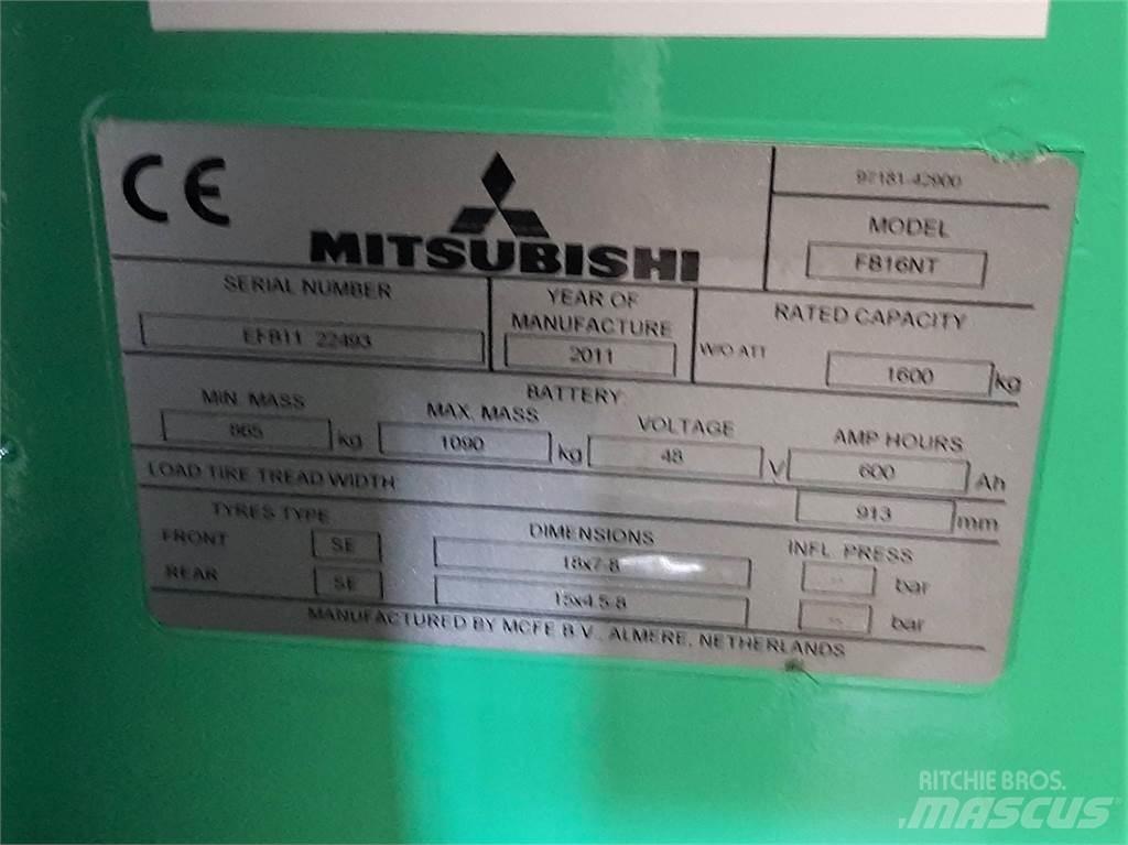 Mitsubishi FB16NT Chariots élévateurs électriques
