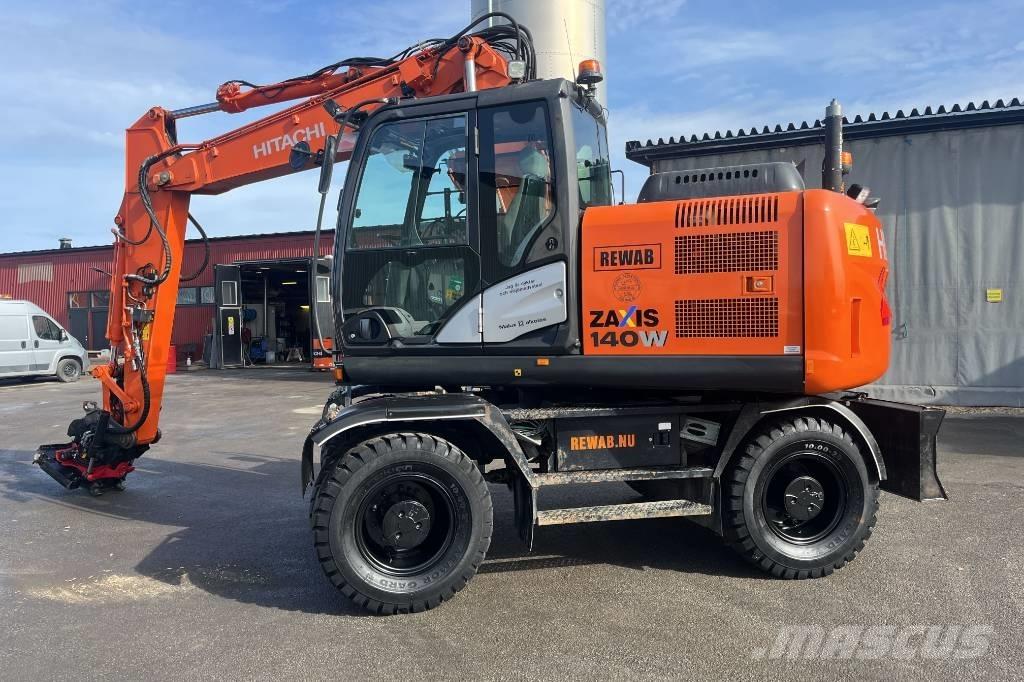 Hitachi ZX 140 W-5 Pelle sur pneus