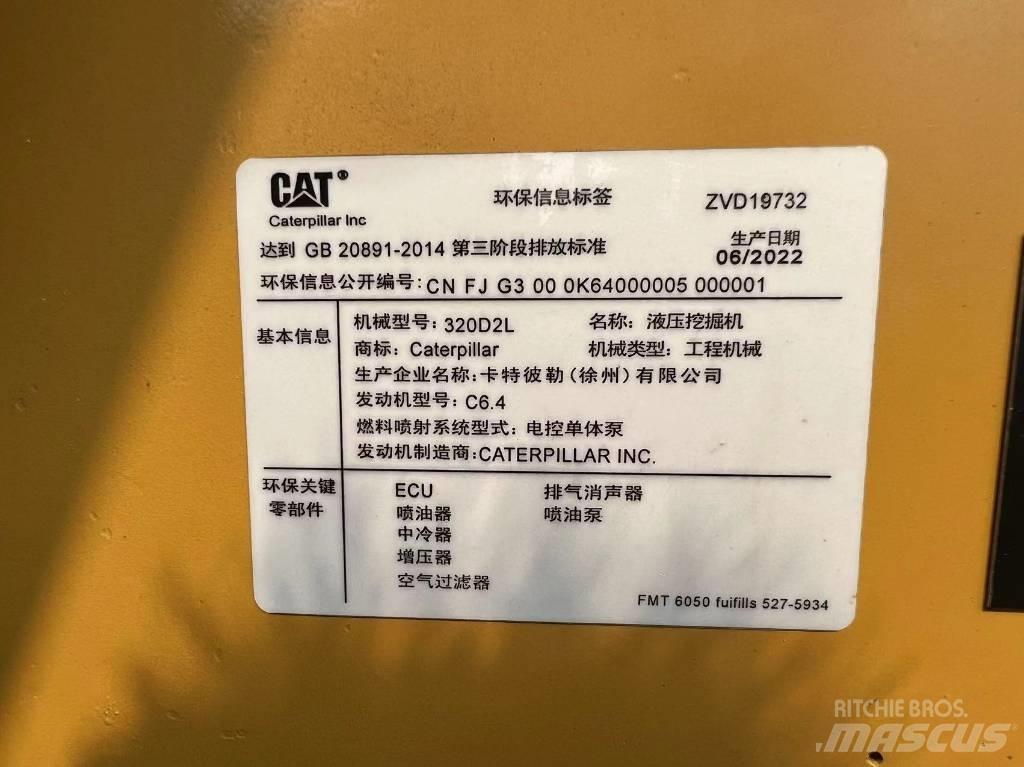 CAT 320 D Pelle sur chenilles