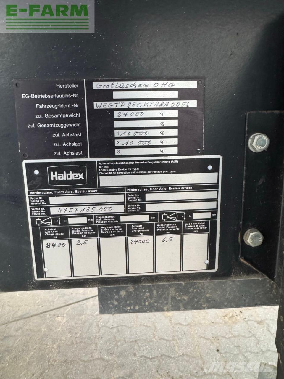  Güde Grotlüschen Remorque multi-usage