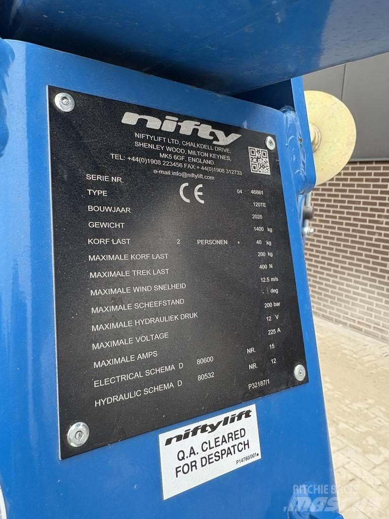 Niftylift 120t Remorque nacelle