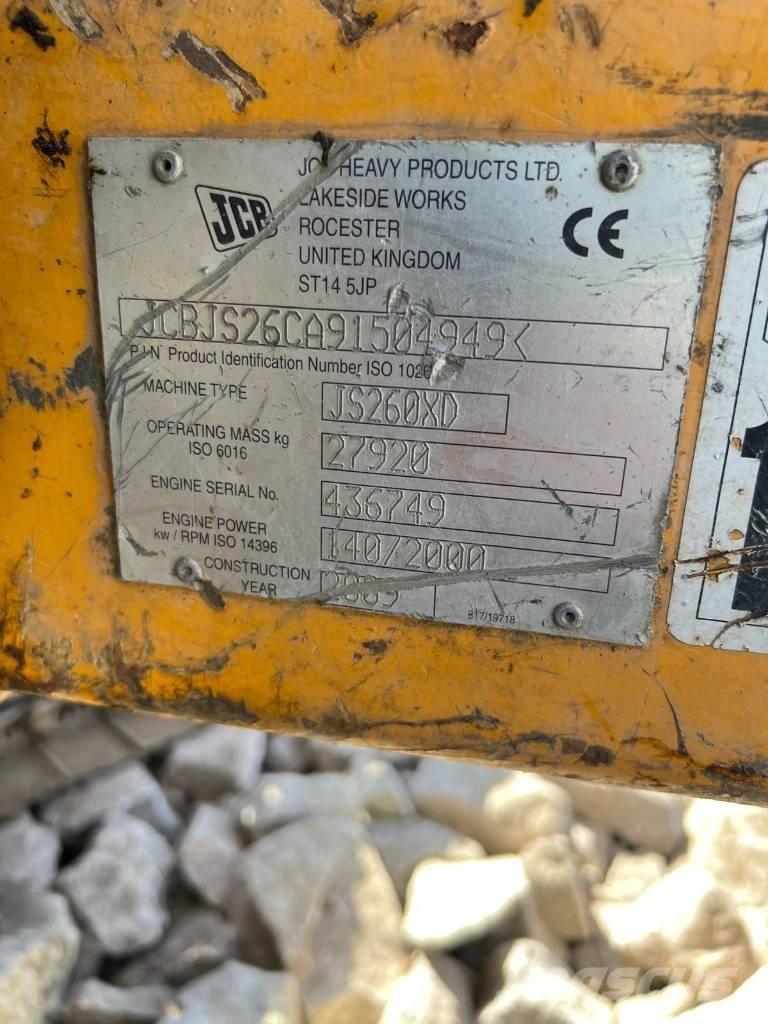 JCB JS 260 XD Moteur