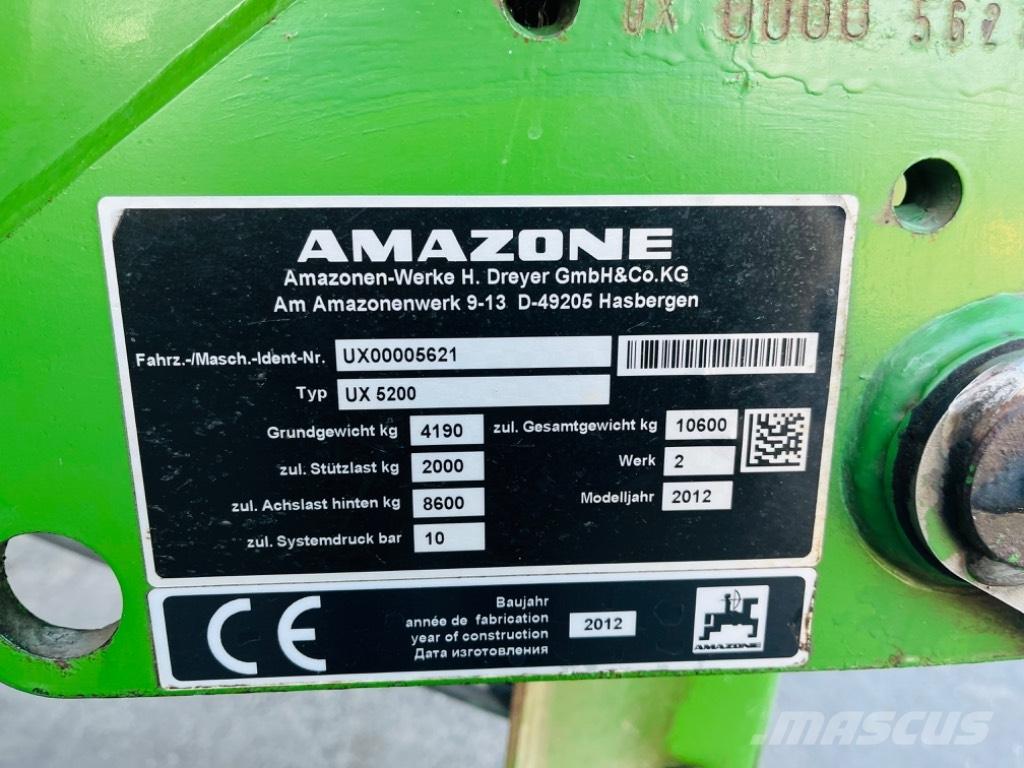 Amazone UX 5200 Pulvérisateurs traînés