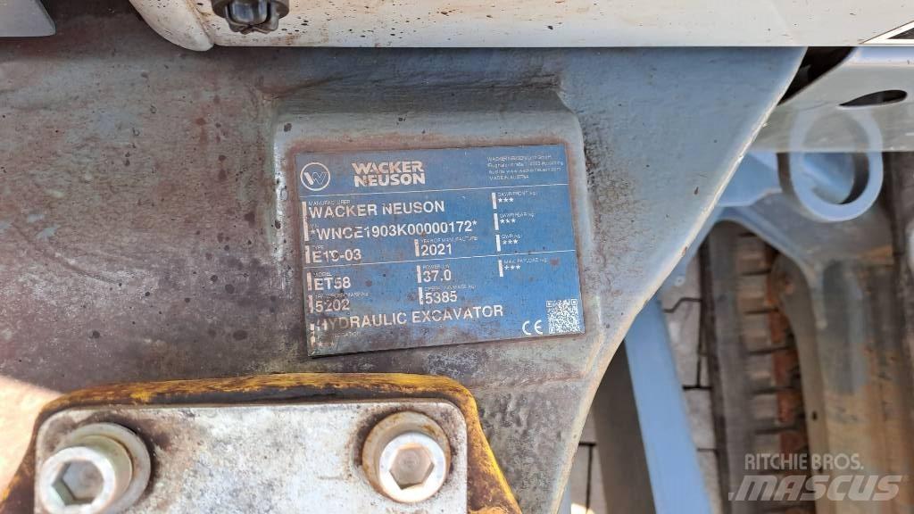 Wacker Neuson ET58 Pelle sur chenilles