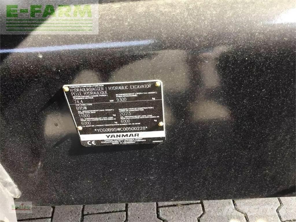 Yanmar b95w/5 Pelle sur pneus