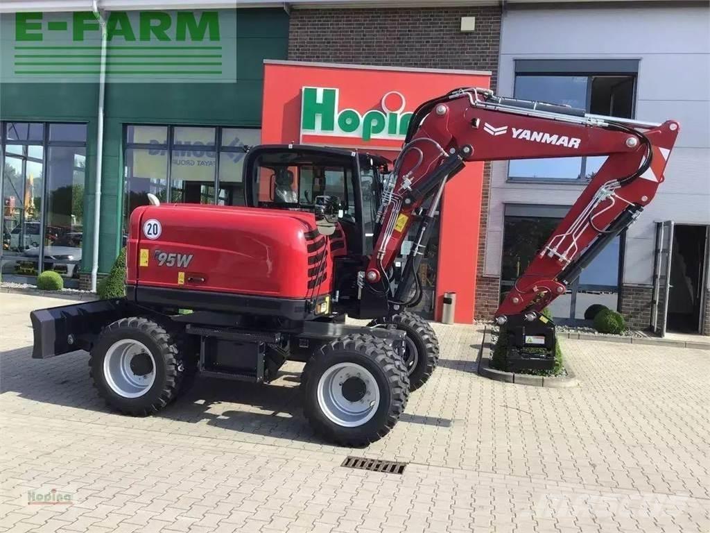 Yanmar b95w/5 Pelle sur pneus