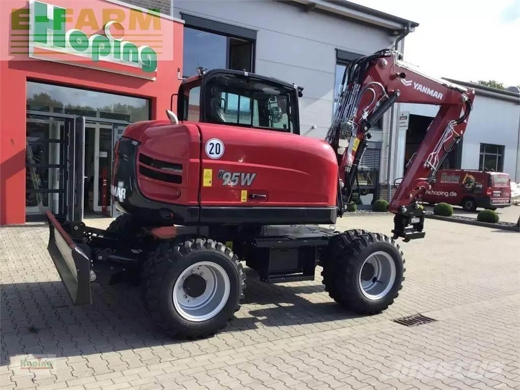 Yanmar b95w/5 Pelle sur pneus