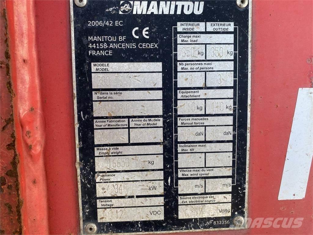 Manitou 280TJ Nacelles articulées