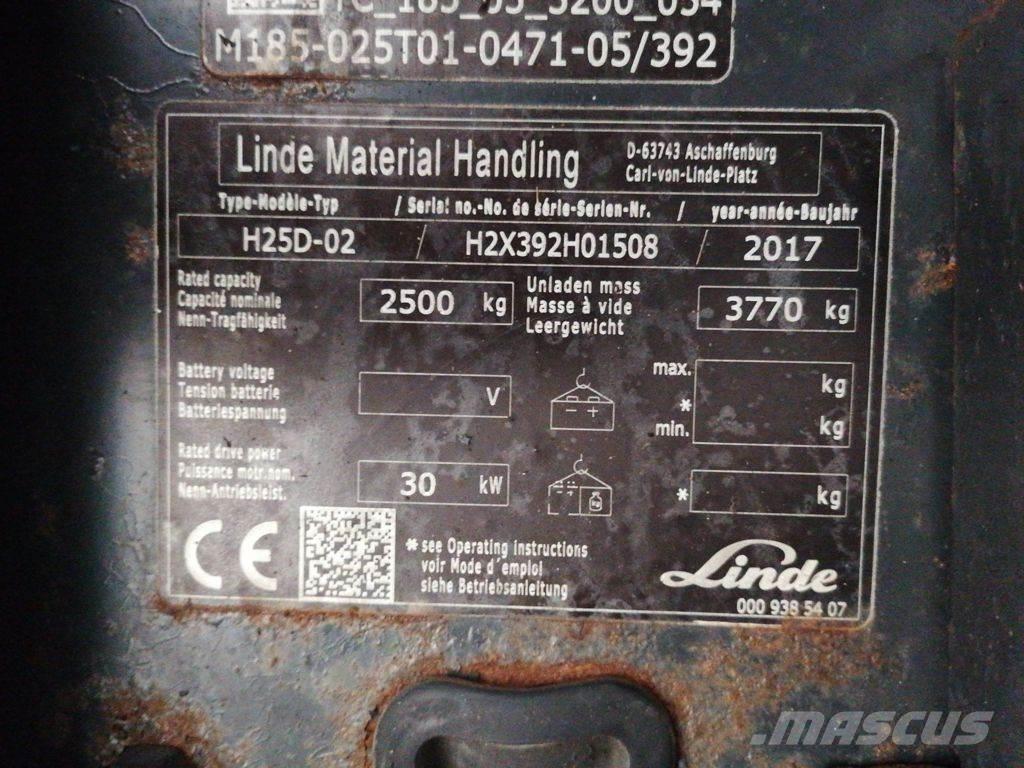 Linde H25D-02 Chariots diesel