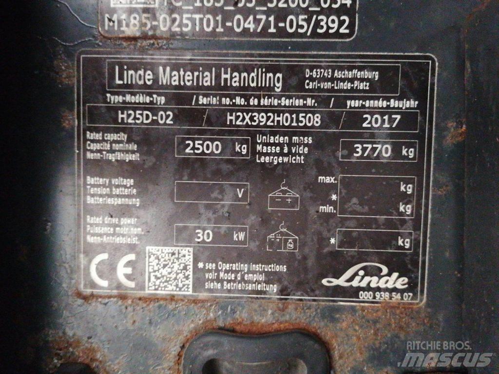 Linde H25D-02 Chariots diesel