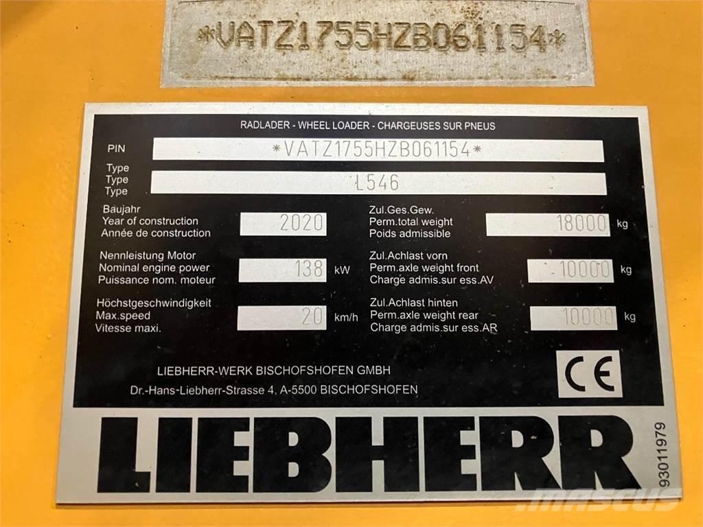 Liebherr L546 Chargeuse sur pneus