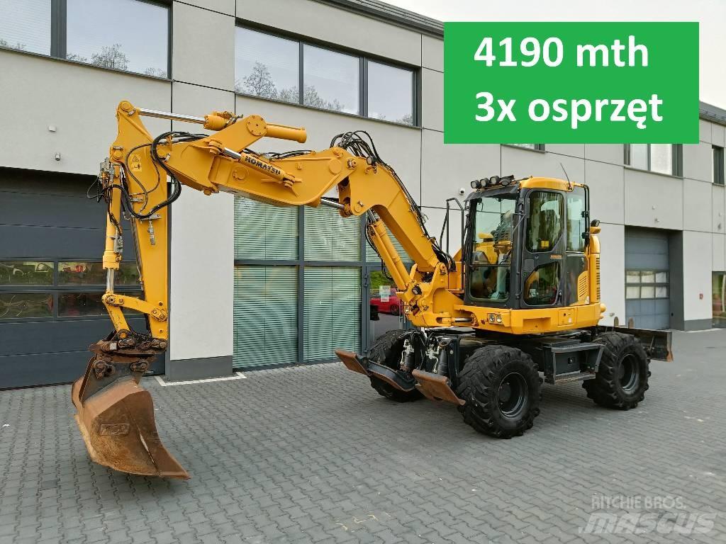 Komatsu PW118 MR-11 Pelle sur pneus