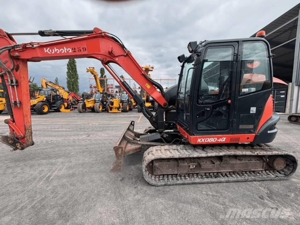 Kubota KX 080-4 Mini pelle 7t-12t