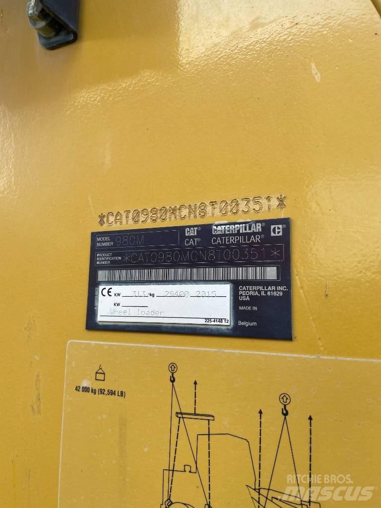 CAT 980M Chargeuse sur pneus