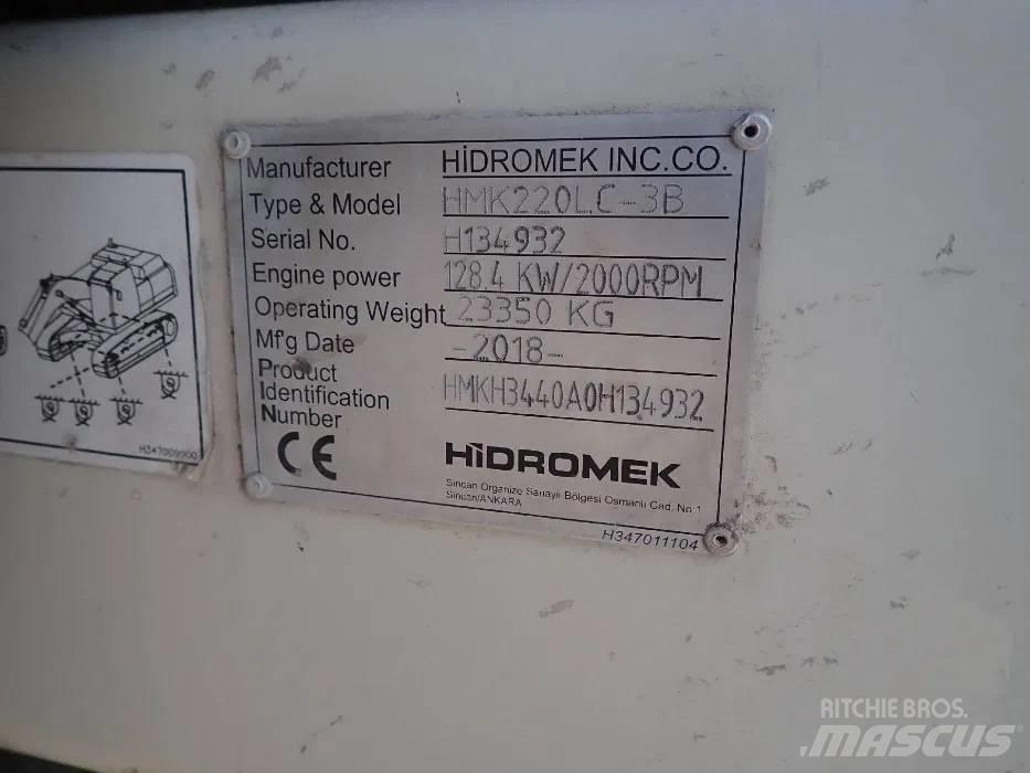Hidromek HMK 220LC Pelle sur chenilles