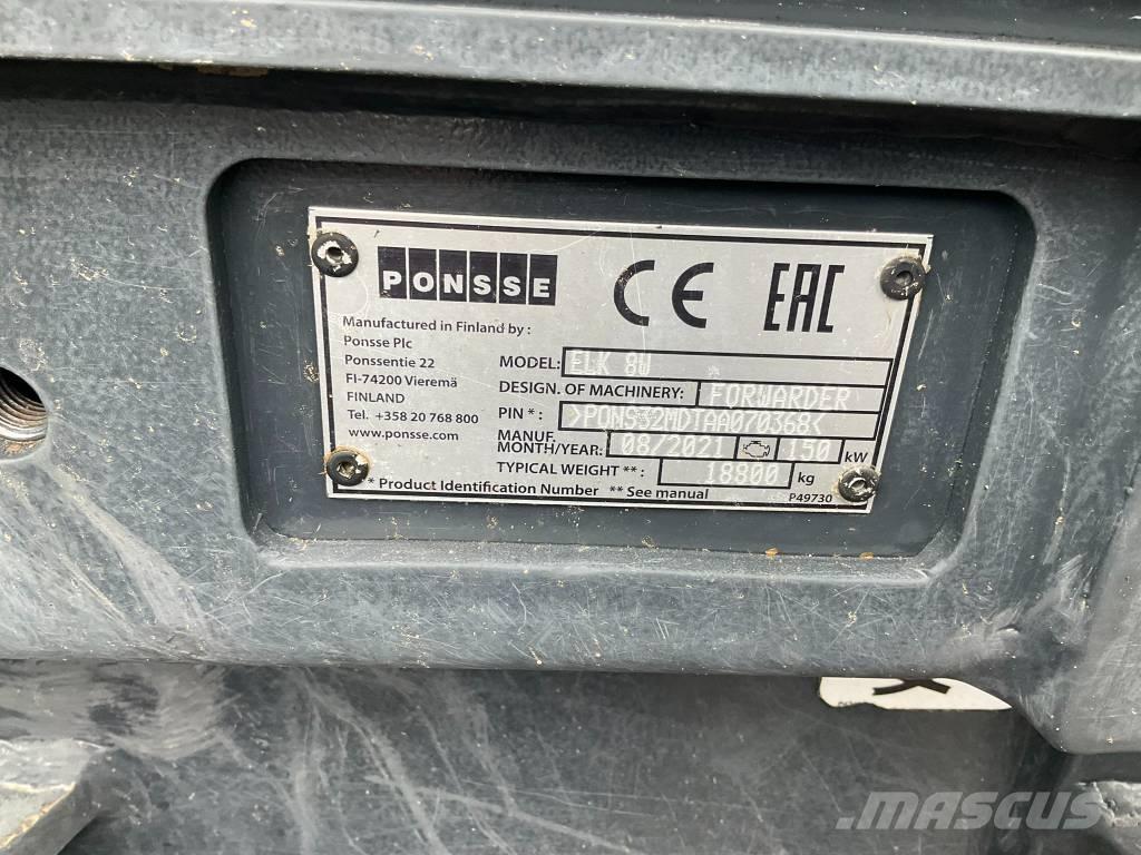 Ponsse ELK 8W Porteur