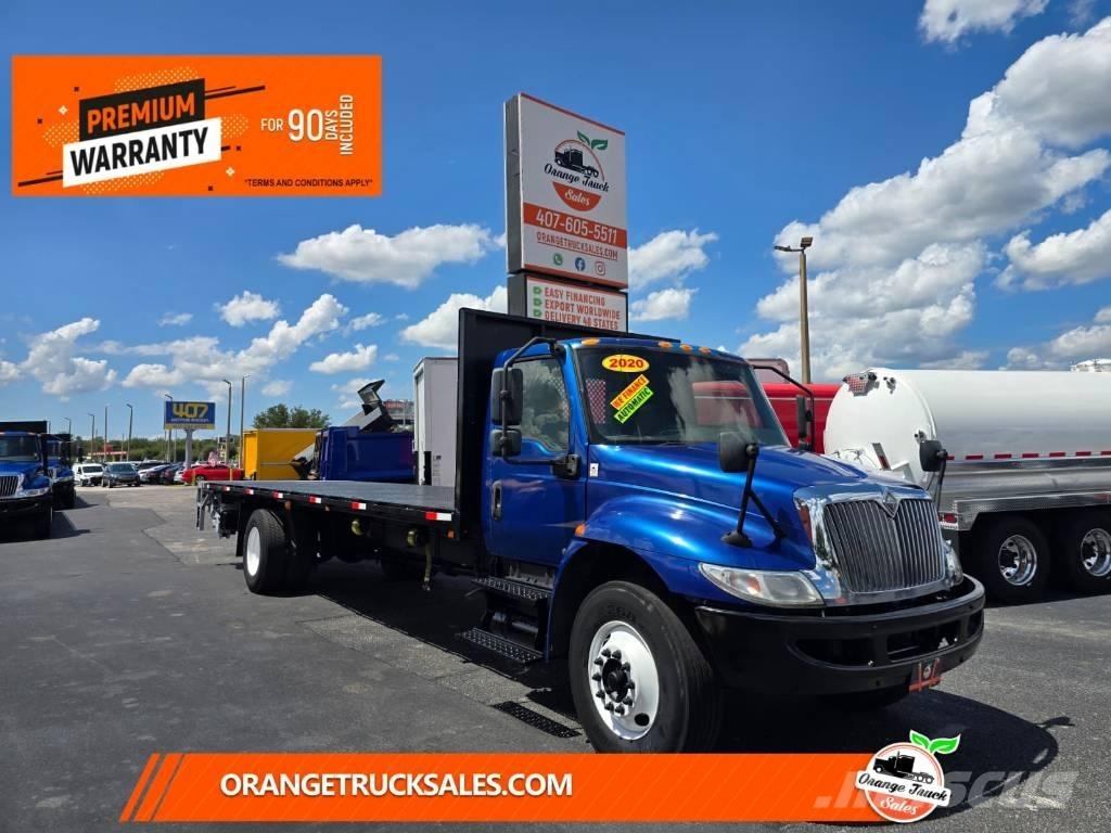 International MV607 Camion plateau