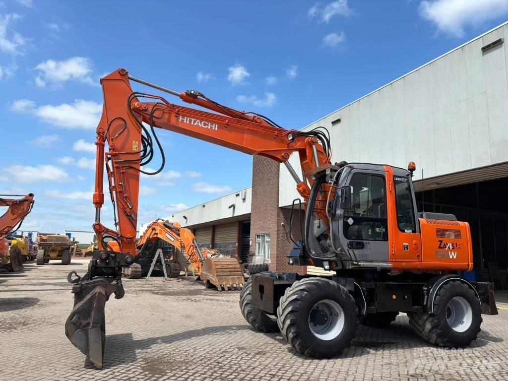 Hitachi ZX 130 W Pelle sur pneus