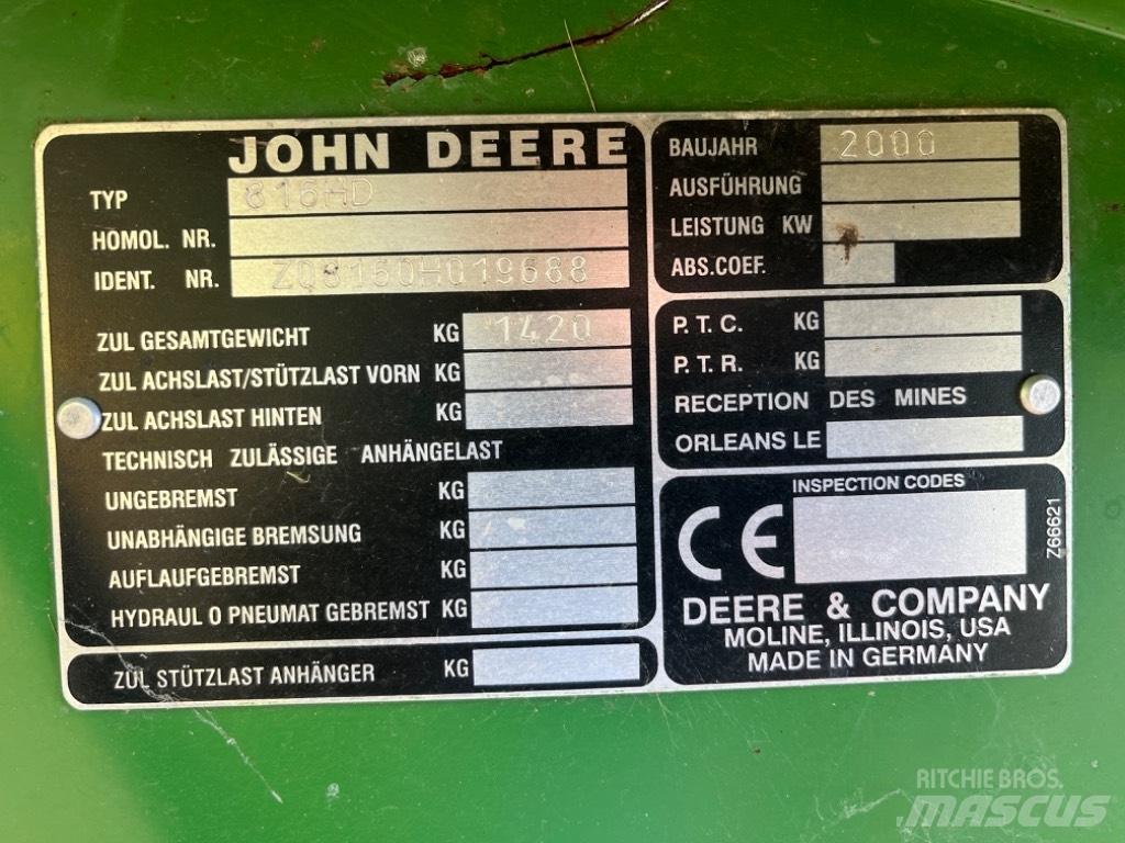 John Deere 2256 Moissonneuse batteuse