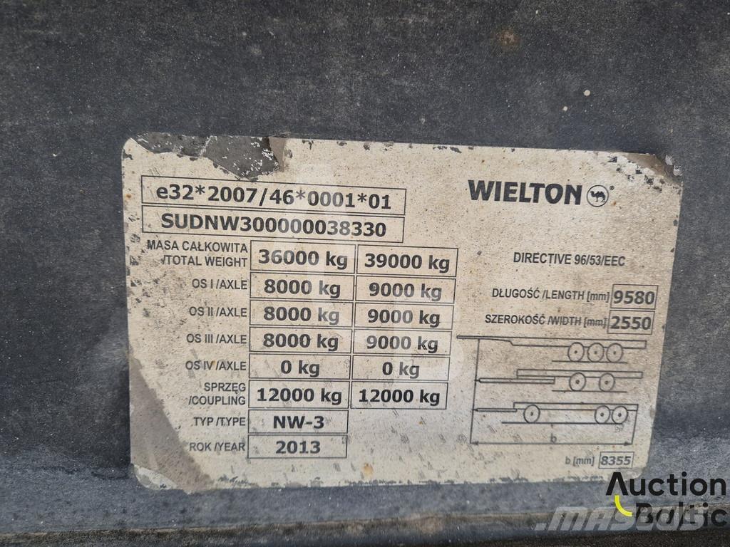 Wielton NW-3 Semi remorque à rideaux coulissants (PLSC)