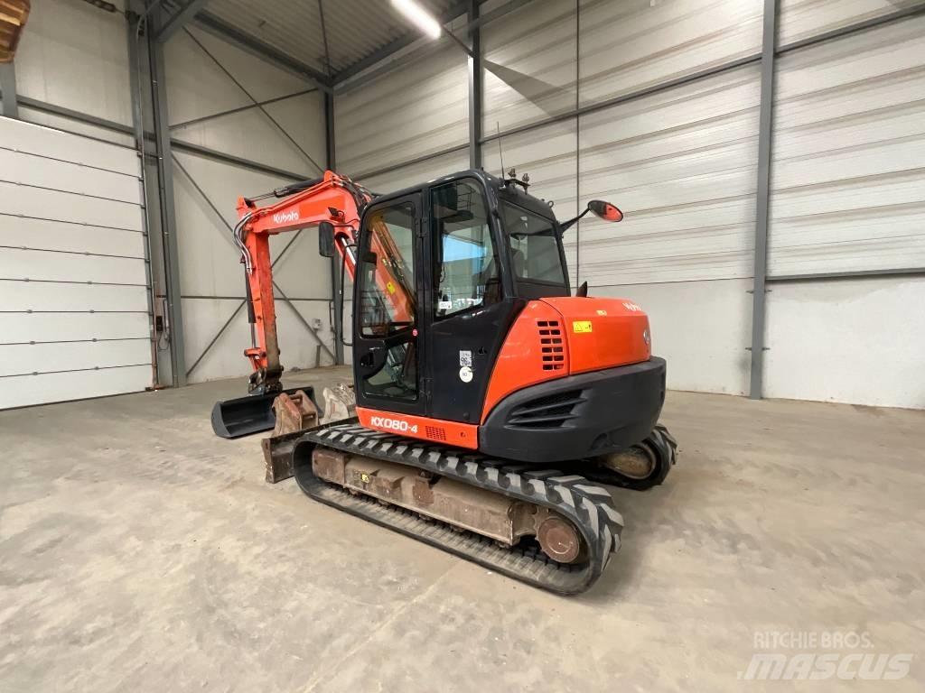 Kubota KX 080-4 Mini pelle 7t-12t