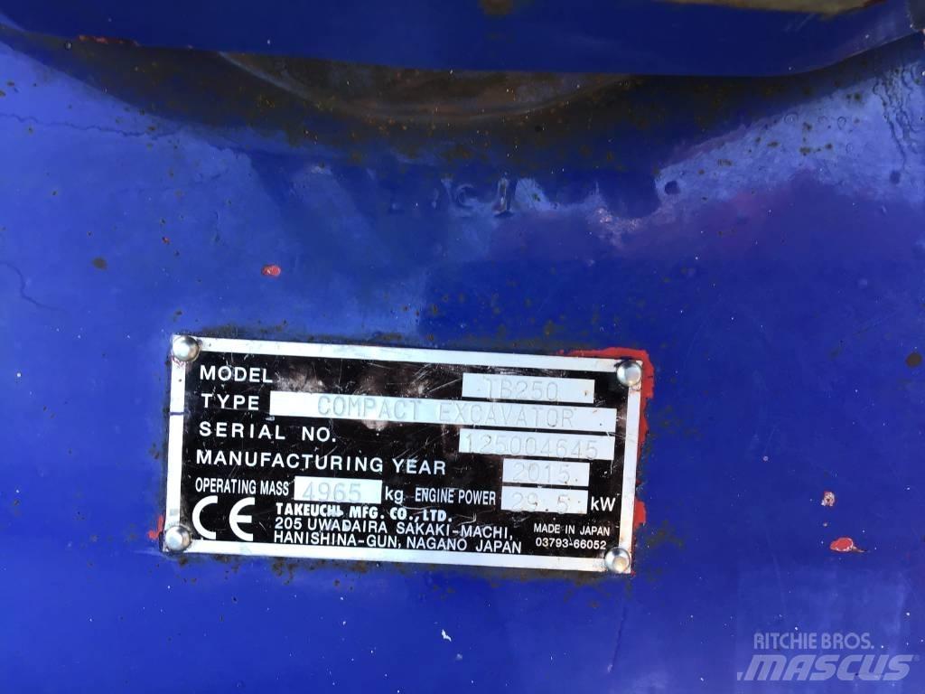 Takeuchi TB 250 Mini pelle < 7t