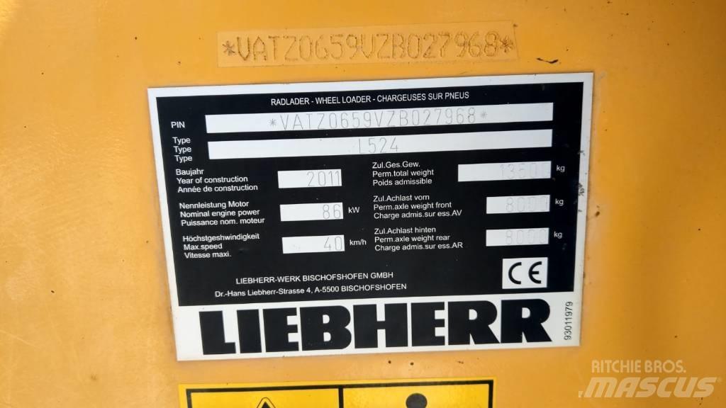 Liebherr L 524 Chargeuse sur pneus