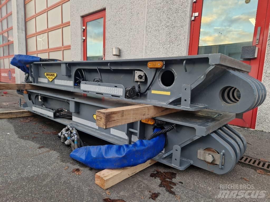 Broshuis 4ABD-PL/1 Semi remorque surbaissée