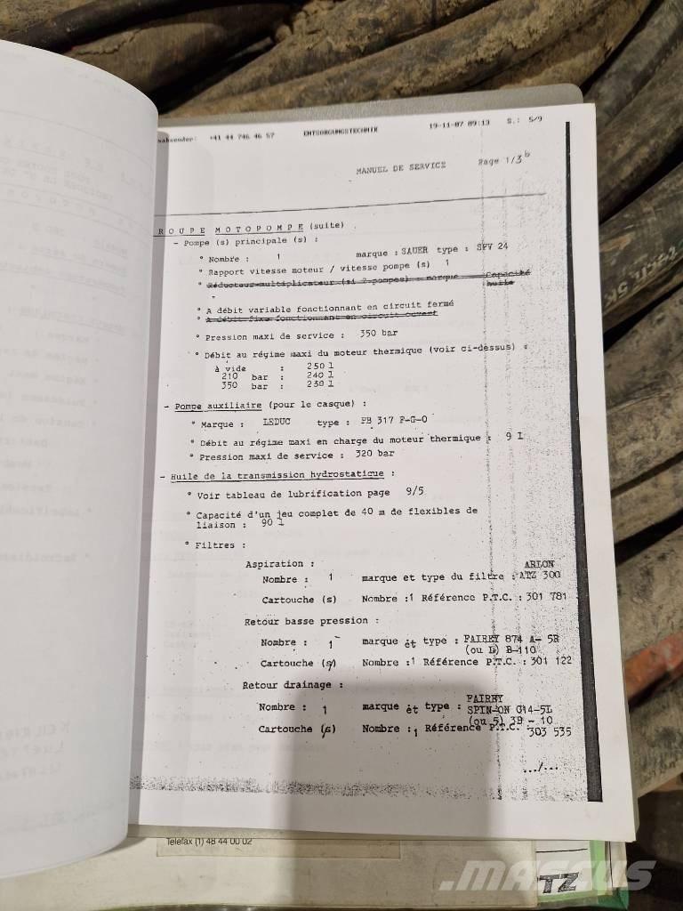  PTC 2313 Enfonce pieu hydraulique