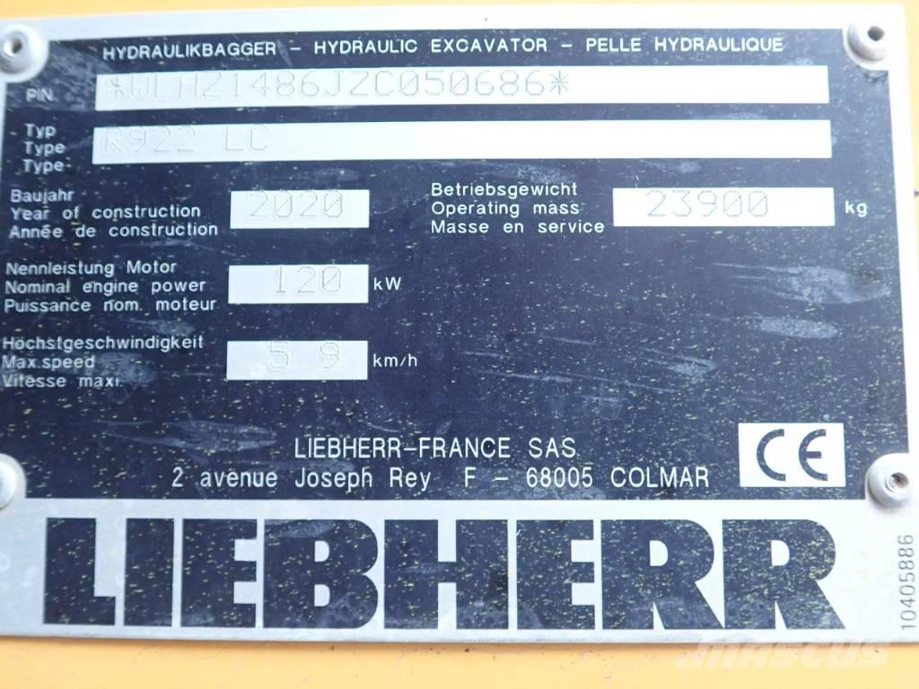 Liebherr R 922 LC Pelle sur chenilles