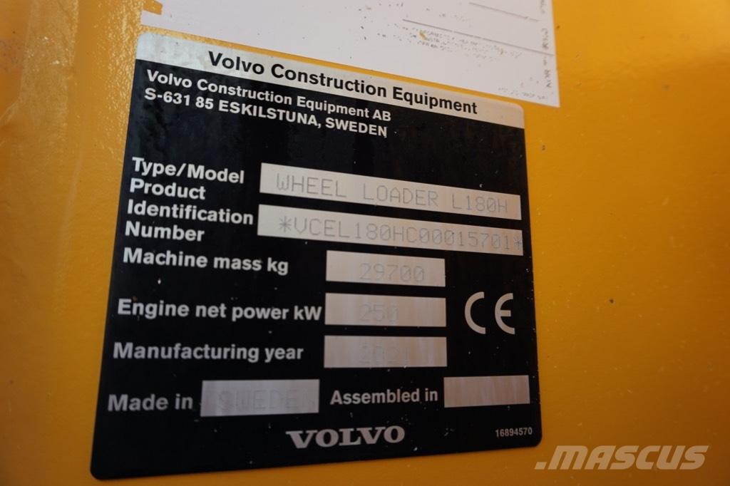 Volvo L 180 H Chargeuse sur pneus