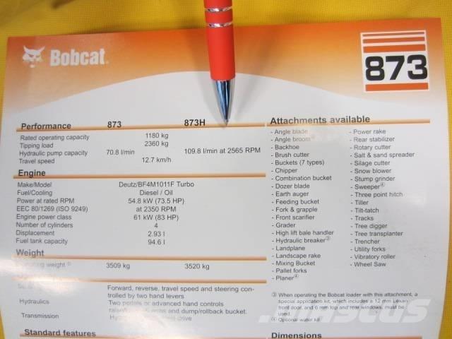 Bobcat 873 HF Chargeuse compacte