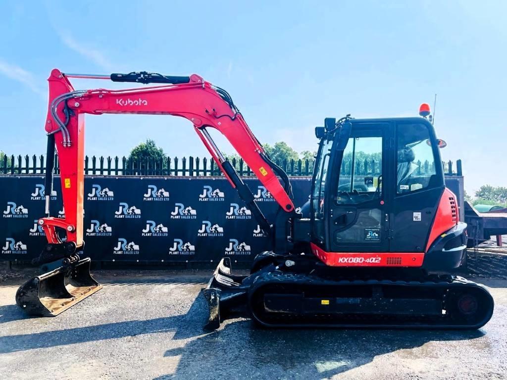 Kubota KX 080-4 Mini pelle 7t-12t