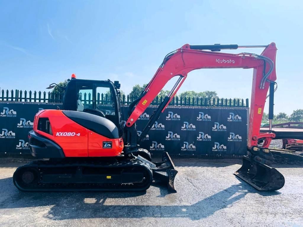 Kubota KX 080-4 Mini pelle 7t-12t