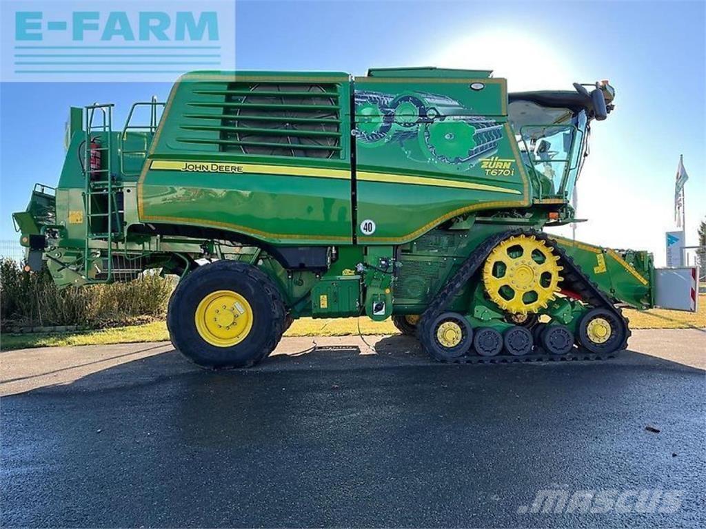 John Deere t670 Moissonneuse batteuse